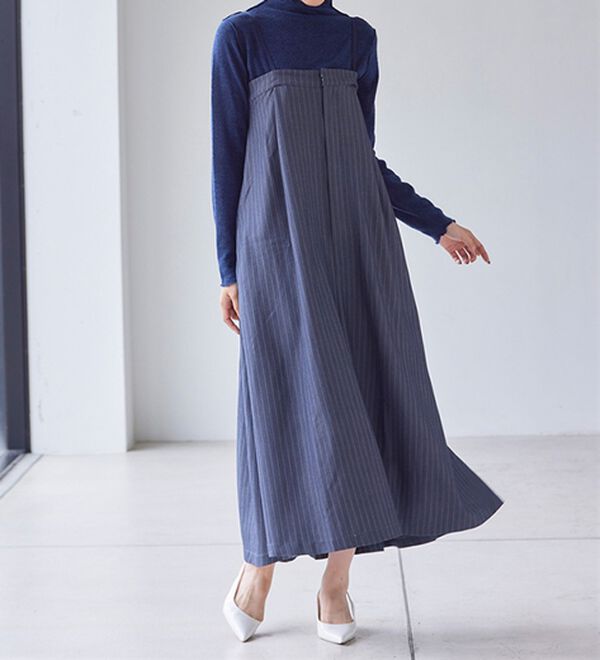 RANAN（ラナン）の「前後２ＷＡＹ！メロウ使いニットソーフリルプルオーバー（カットソー）」｜詳細画像