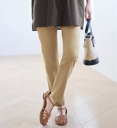 Viola e Viola（ヴィオラ エ ヴィオラ）の「すっきり楽ちんチュニックパンツ（フルレングスパンツ）」