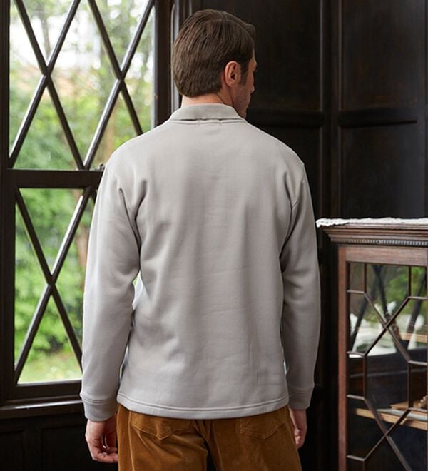 「【４枚組】裏起毛ブランドポロトレーナー（メンズトレーナー）」｜詳細画像