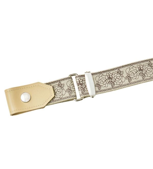 BELLUNA（ベルーナ）の「＜日本製＞ウエストすっきりフリーサイズベルト（ベルト）」｜ベージュバラ