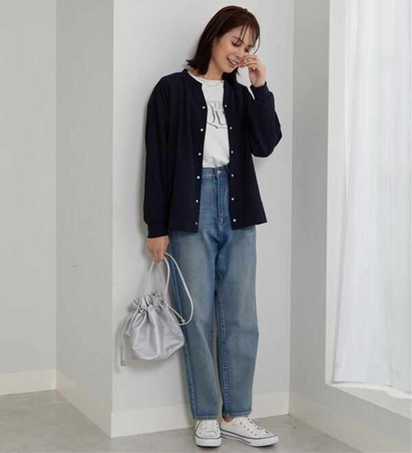 BELLUNA（ベルーナ）の「ジョーゼット素材スキッパーカーディガン（その他カーディガン）」｜詳細画像