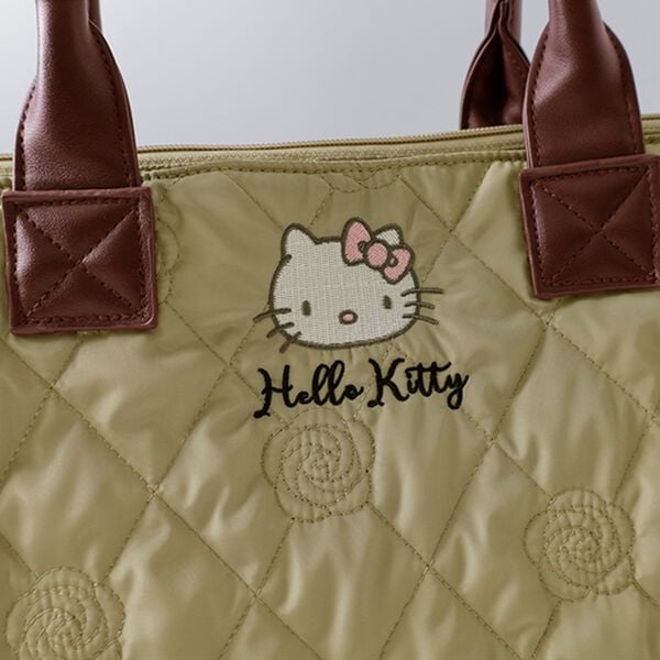 BELLUNA（ベルーナ）の「＜ハローキティ＞Ａ４が入る！軽～い仕切りたくさん手提げバッグ（ハンドバッグ）」｜詳細画像