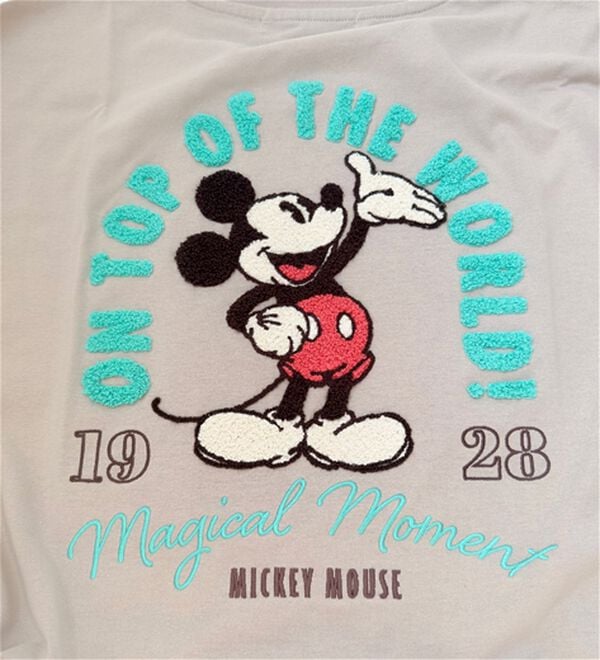 BELLUNA（ベルーナ）の「＜Ｄｉｓｎｅｙ＞【ミッキー】バックサガラ刺しゅうワイドシルエットＴシャツ（Tシャツ）」｜詳細画像