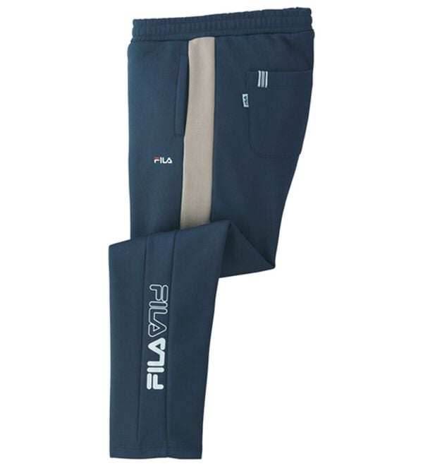 「【３本組】＜フィラ＞暖か裏フリースジャージパンツ（メンズフルレングスパンツ）」｜詳細画像
