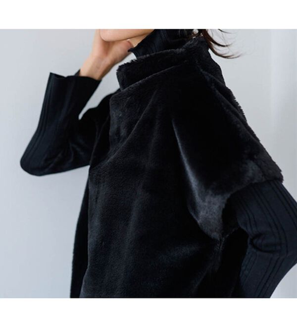 RANAN（ラナン）の「ファープルオーバー（ベスト）」｜ブラック