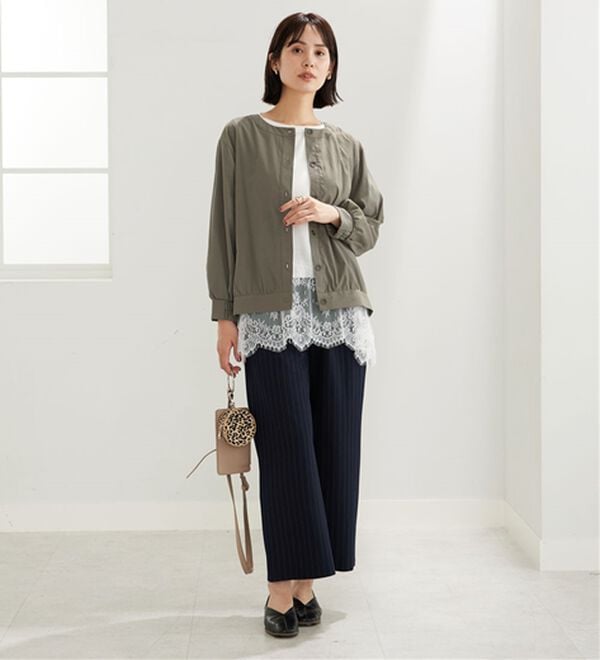 BELLUNA（ベルーナ）の「ビンテージ調ボタンデザインブルゾン（その他ジャケット）」｜詳細画像