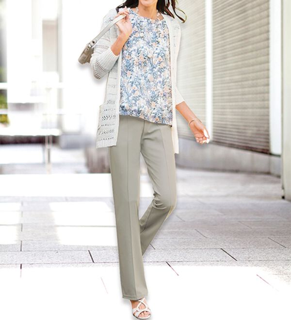 ルフラン（ルフラン）の「【３本組】夏爽美人パンツ（フルレングスパンツ）」｜詳細画像