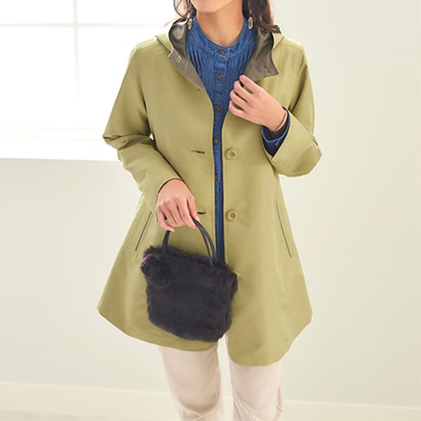 BELLUNA（ベルーナ）の「花粉対策！配色スプリングコート（ハーフコート）」｜詳細画像