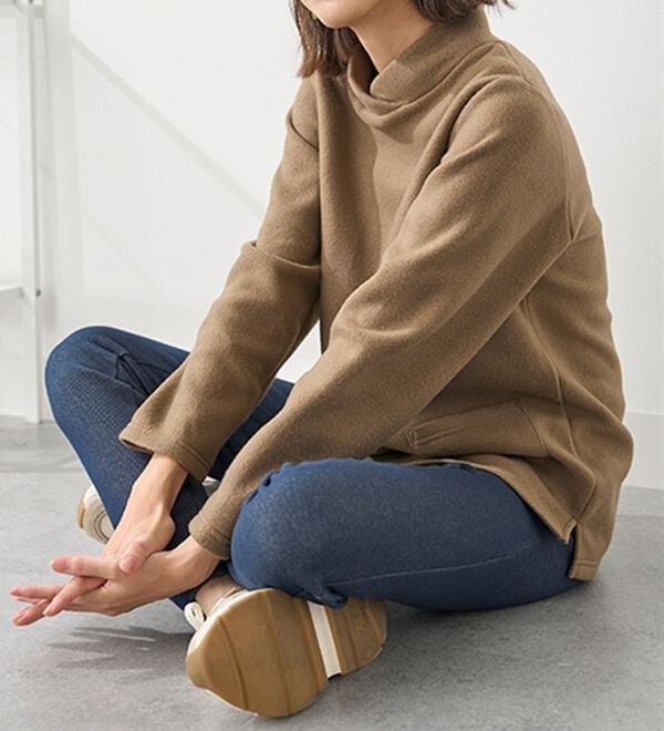 BELLUNA（ベルーナ）の「まるではく毛布！静電防止付裏ファーレギンス（スパッツ・レギンス）」｜詳細画像
