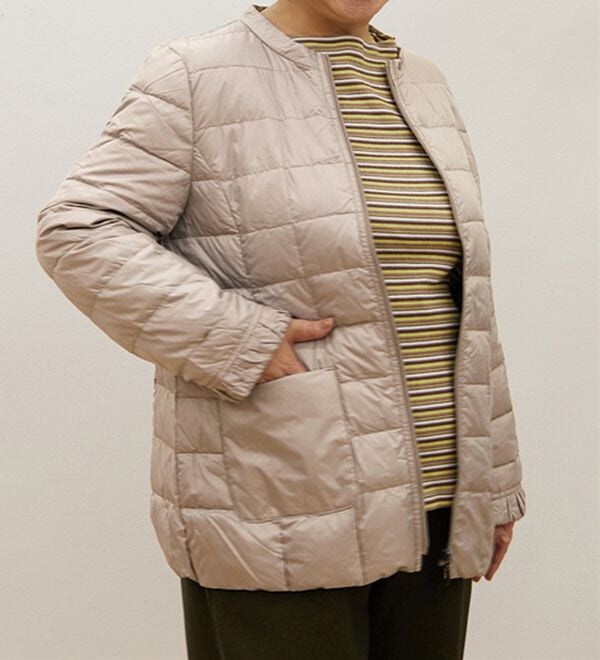 ルフラン（ルフラン）の「スタンド衿ダウンブルゾン（ブルゾン）」｜詳細画像