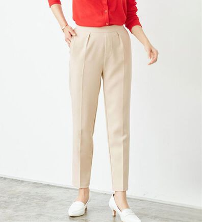 Pierrot（ピエロ）の「多機能ストレッチツイルテーパードパンツ（フルレングスパンツ）」