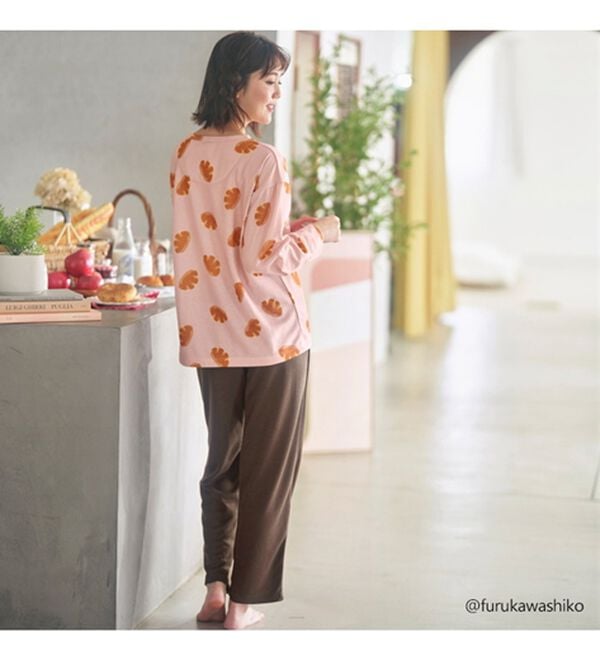 YU'NOW（ユナウ）の「【古川紙工】布製パンのルームウエア（パジャマ・ルームウェア）」｜詳細画像