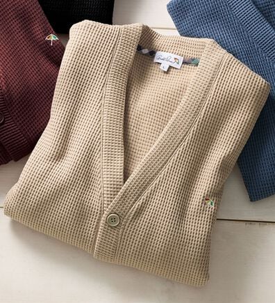 「＜アーノルド　パーマー＞新定番さっと羽織れるワッフルカーディガン（メンズカーディガン）」