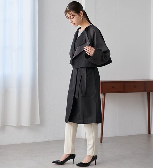 RANAN（ラナン）の「【2点セット】マルチウェイレイヤードコート（ロングコート）」｜詳細画像