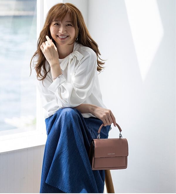 BELLUNA（ベルーナ）の「私を輝かせる！衿リボンゆったりブラウス（ブラウス）」｜詳細画像