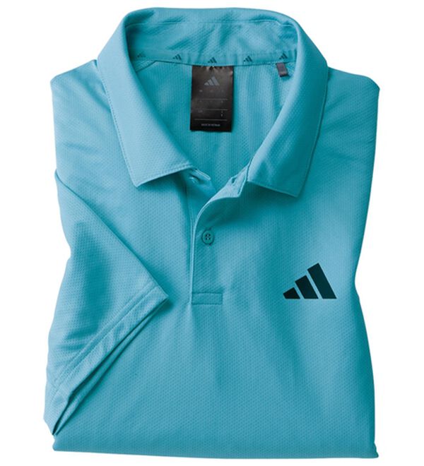 「＜アディダス＞ベーシックポロシャツ（メンズポロシャツ）」｜ブルー