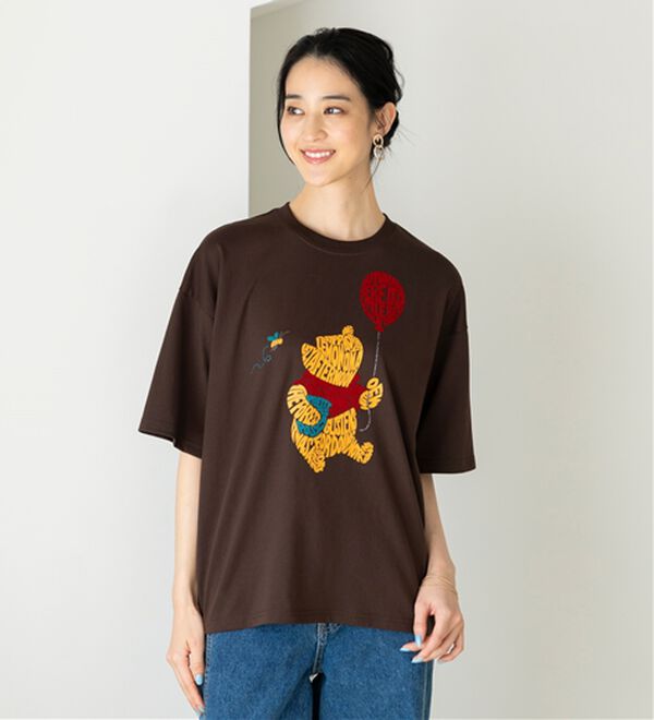BELLUNA（ベルーナ）の「＜Ｄｉｓｎｅｙ＞綿混素材ゆるっとＴシャツ（カットソー）」｜詳細画像