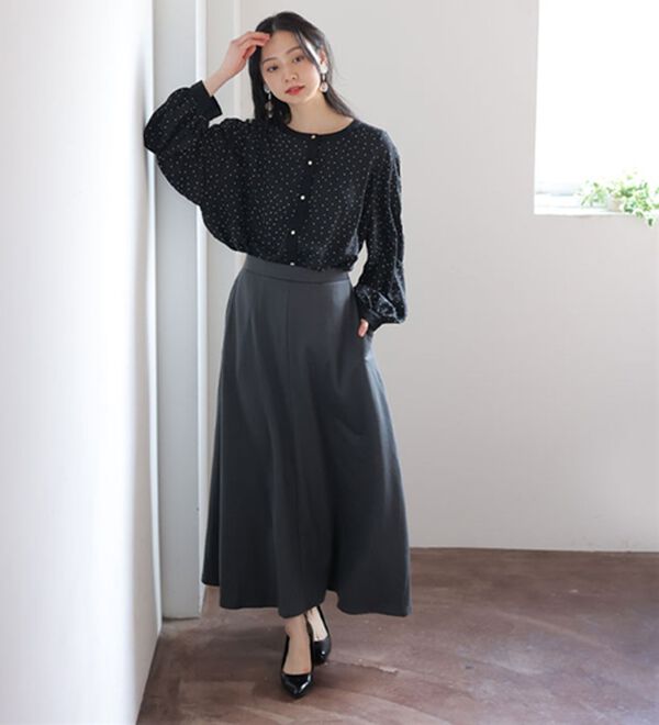 A HAPPY MARILYN（アハッピーマリリン）の「【Ｌ～８Ｌ】選べる身長別＆デザイン　ゆるっと楽ちん　ミニ裏毛　フレアスカート＆ワイドパンツ（ワイドパンツ・ガウチョ）」｜詳細画像