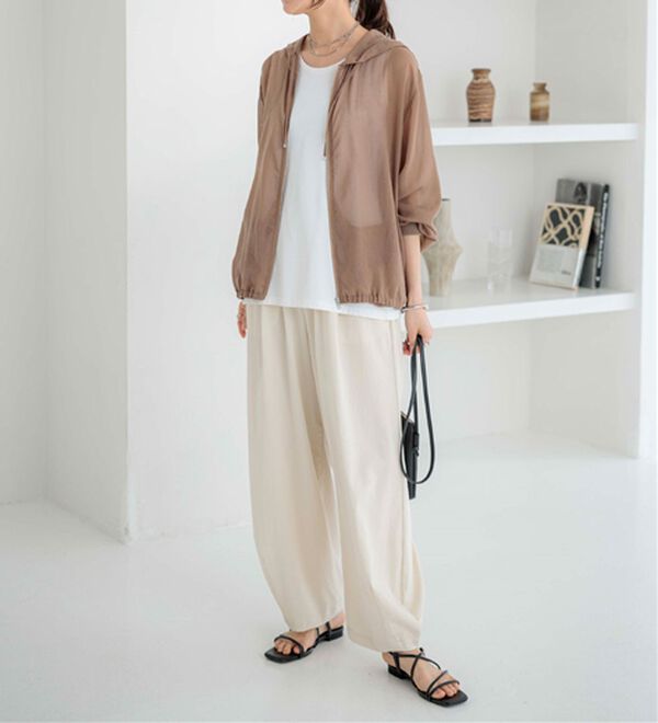 BELLUNA（ベルーナ）の「ヒンヤリ！綿１００％サマ見えタンクトップ（タンクトップ・キャミソール）」｜詳細画像