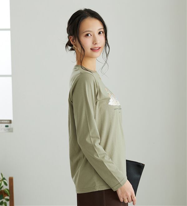 BELLUNA（ベルーナ）の「＜Ｄｉｓｎｅｙ＞【プー】プリント長袖Tシャツ（カットソー）」｜詳細画像