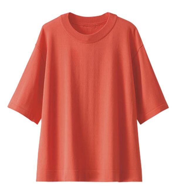 BELLUNA（ベルーナ）の「【快適Ｌａｂ．】肌に張り付かない！シャリ冷や高見えニットＴ（ニット・セーター）」｜詳細画像