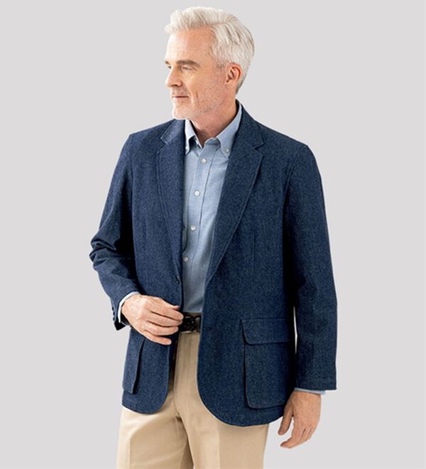 新品未使用★ anuans ノーカラーデニムジャケット  LIGHT BLUE アニュアンス anuans ノーカラーデニムジャケット （LIGHT BLUE