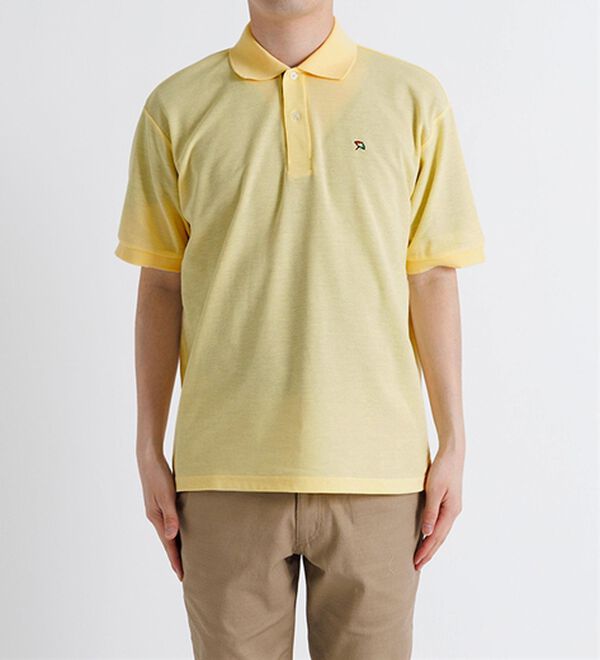 アーノルド パーマー＞ワンポイント刺しゅう鹿の子ポロシャツ（長袖