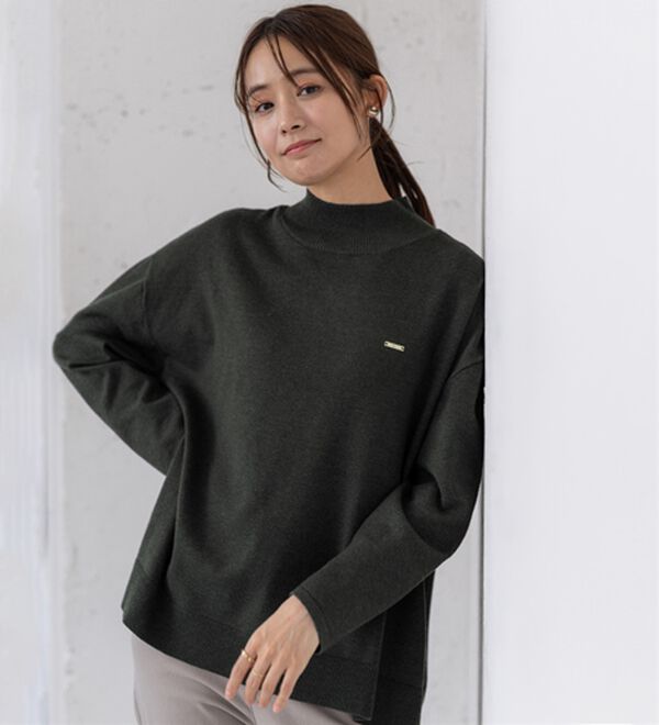 BELLUNA（ベルーナ）の「もちもちニットゆったり快適チュニック（チュニック）」｜詳細画像