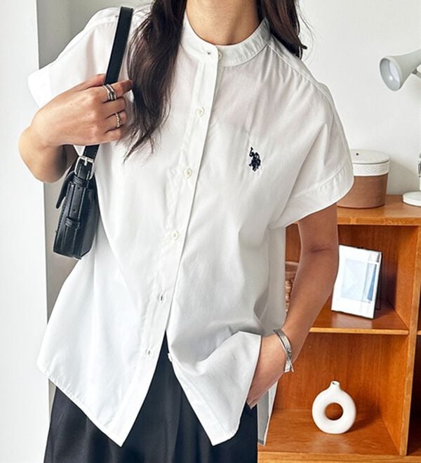 GeeRA（ジーラ）の「【ＵＳ．ＰＯＬＯ．ＡＳＳＮ】フレンチスリーブシャツ（シャツ）」｜詳細画像