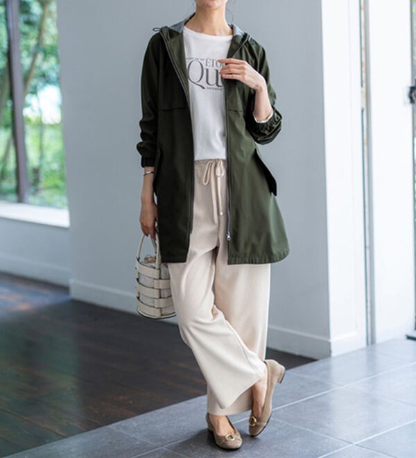 BELLUNA（ベルーナ）の「なめらかコーデュロイワイドパンツ（ワイドパンツ・ガウチョ）」｜詳細画像