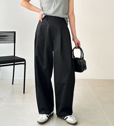 GeeRA（ジーラ）の「楽なのに美脚見えワイドカーブパンツ（フルレングスパンツ）」