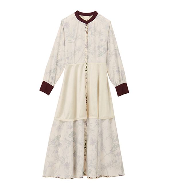 RANAN（ラナン）の「レトロフラワーシャツワンピース（プリントワンピース）」｜詳細画像