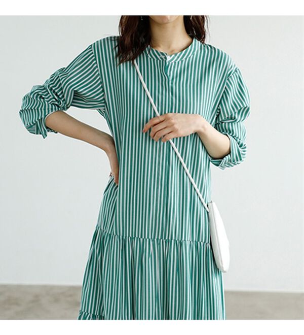 GeeRA（ジーラ）の「２ＷＡＹティアードシャツワンピース（シャツワンピース）」｜詳細画像