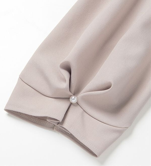 RANAN（ラナン）の「【ひんやり】袖タックデザインきれい見えブラウス（ブラウス）」｜詳細画像