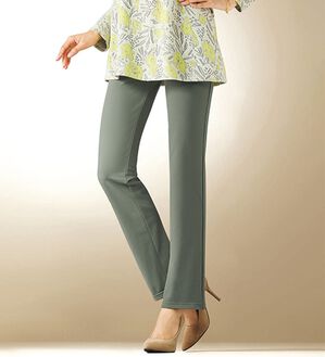 BELLUNA（ベルーナ）の「日本製静電気防止裏起毛ハイテンションパンツ（フルレングスパンツ）」｜詳細画像