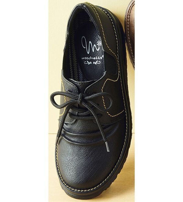 ルフラン（ルフラン）の「＜マスチェッタ＞配色レースアップカジュアルシューズ（スニーカー）」｜ブラック／ブラック