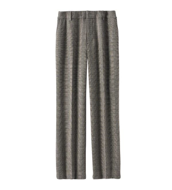 BELLUNA（ベルーナ）の「サマ見え（SW）ウール調素材ストレートパンツ（フルレングスパンツ）」｜詳細画像
