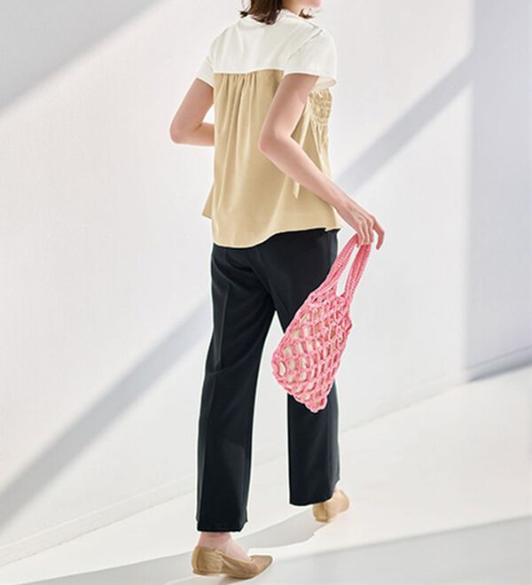 RANAN（ラナン）の「機能付センタースリットフレアーパンツ（フルレングスパンツ）」｜詳細画像