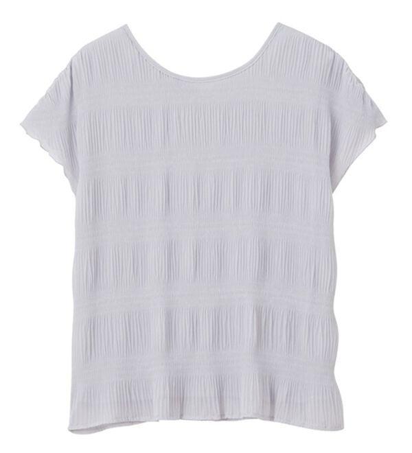 GeeRA（ジーラ）の「前後２ＷＡＹシアーシャーリングブラウス（ブラウス）」｜詳細画像