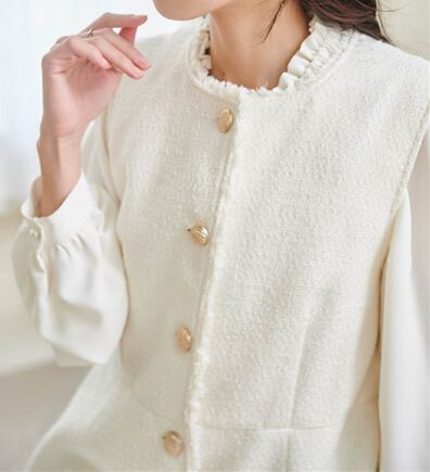 RANAN（ラナン）の「ペプラムツイードジレ（ジレ）」