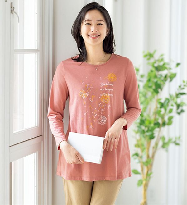 ルフラン（ルフラン）の「【３色組】プリントが可愛いおうちチュニック（チュニック）」｜詳細画像