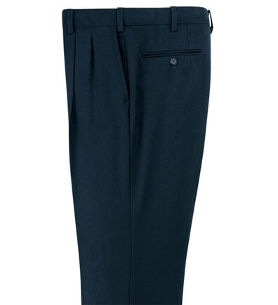 「裾上げ済ウエストストレッチスラックス　暖か裏地付（メンズスラックス）」