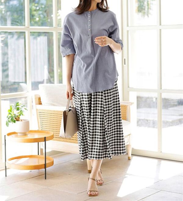 BELLUNA（ベルーナ）の「ふわり軽やかレーヨン素材フレアスカート（ロングスカート）」｜詳細画像