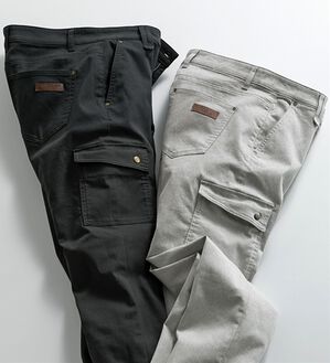 「＜コムルヴァン・オム＞キレイ目に着こなす大人のカーゴパンツ（メンズフルレングスパンツ）」｜2本組