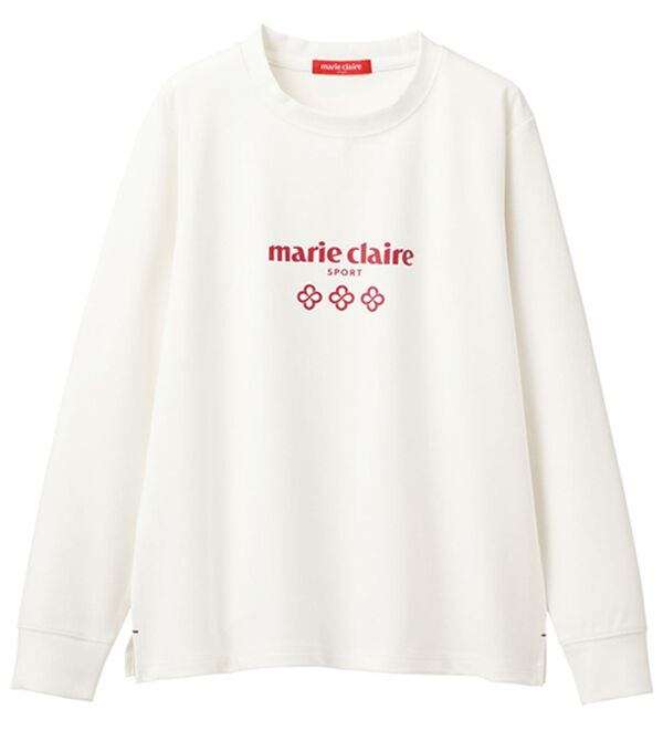 RANAN（ラナン）の「ロゴ入りロングＴシャツ＜ｍａｒｉｅ　Ｃｌａｉｒｅ　ＳＰＯＲＴ＞（カットソー）」｜詳細画像