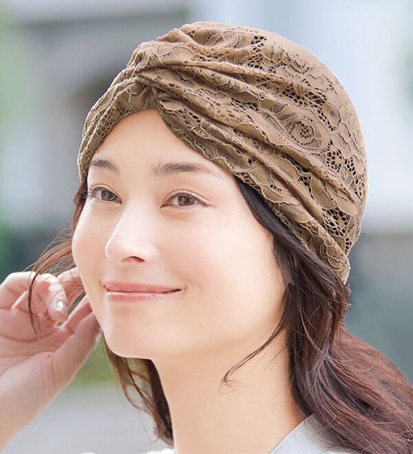 「お洒落なヘアカバー帽子（帽子）」｜詳細画像