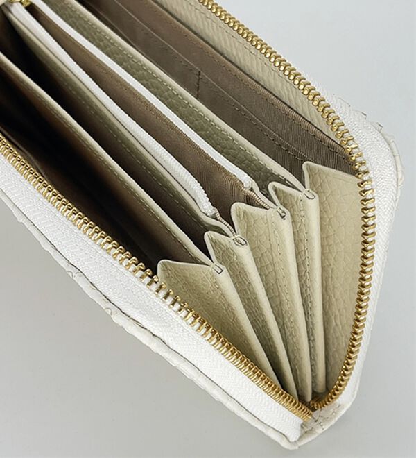 「白蛇開運ラウンド長財布（メンズ財布・パスケース）」｜詳細画像