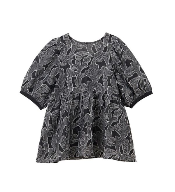 GeeRA（ジーラ）の「シアージャカードチュニックブラウス（ブラウス）」｜詳細画像