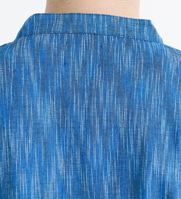 「ざっくり木綿のゆったりリラックスシャツ（メンズシャツ）」｜詳細画像