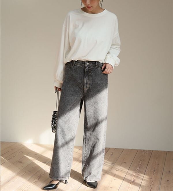 A HAPPY MARILYN（アハッピーマリリン）の「【Ｍ～７Ｌ】＜新色追加＞美脚＆美尻が叶う！優勝ワイドパンツ（ワイドパンツ・ガウチョ）」｜詳細画像